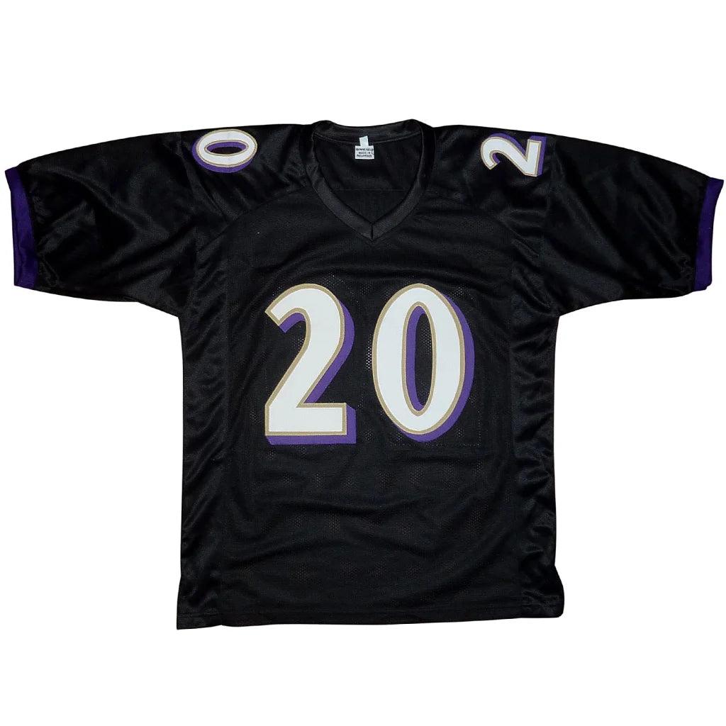 Ed Reed autographed Baltimore custom jersey with number 20