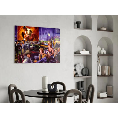 Vibrant Goonies canvas wall art print, 24x36 inches