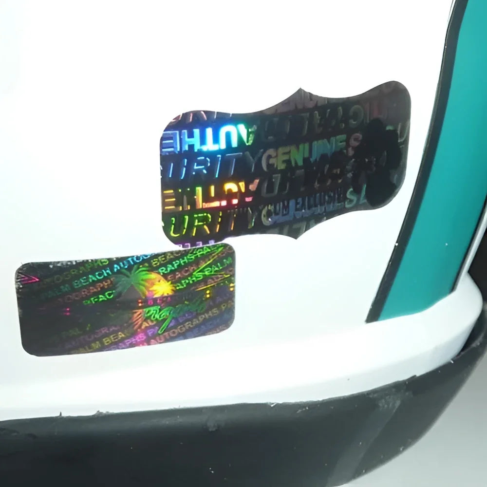 Ricky Williams autographed Miami Dolphins lunar eclipse alternate mini helmet with holographic authenticity sticker