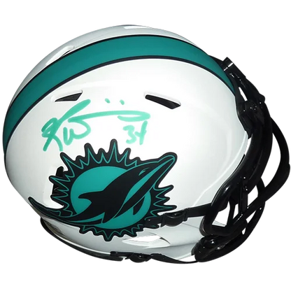 Ricky Williams autographed Miami Dolphins lunar eclipse alternate mini helmet