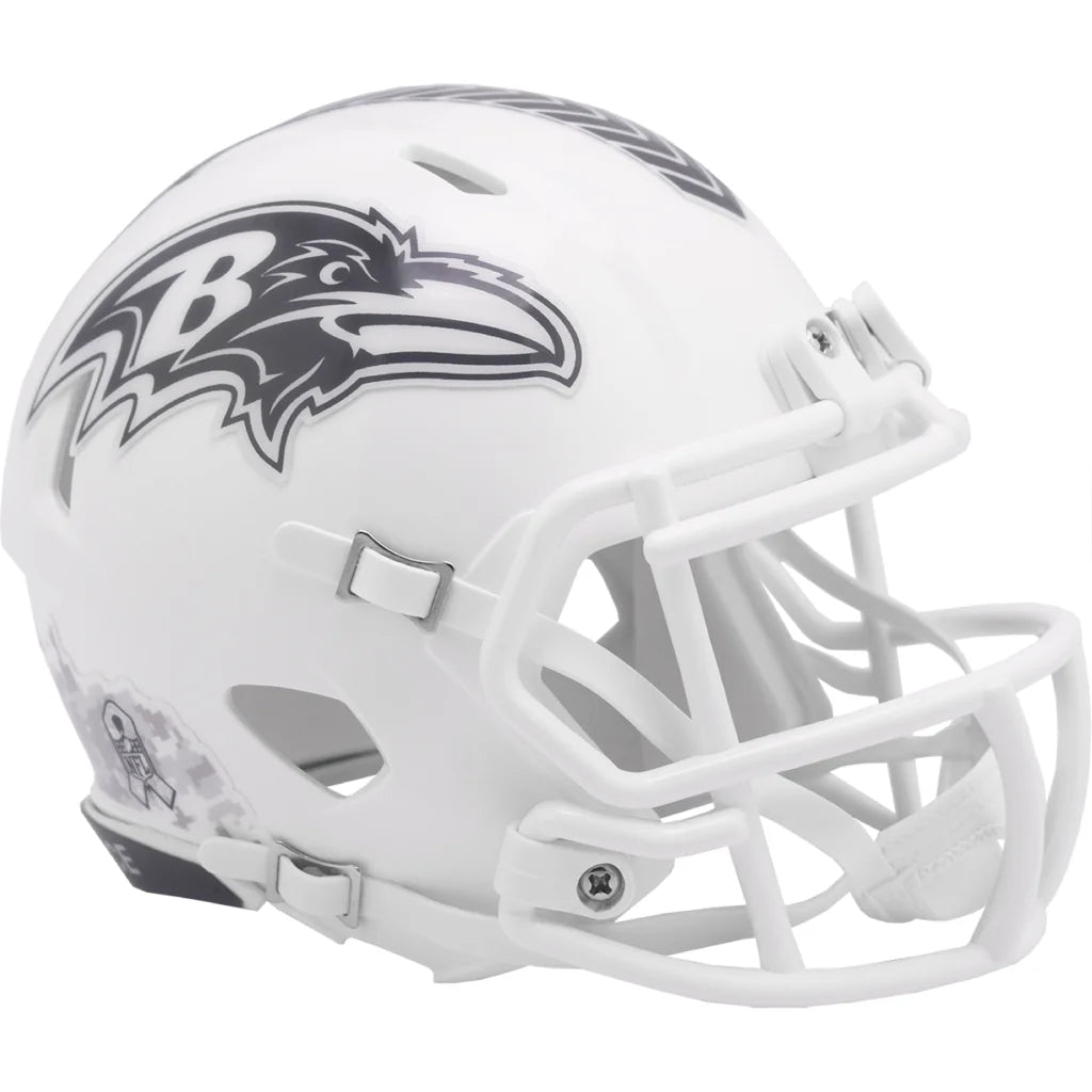 Riddell NFL Salute to Service camo Baltimore Ravens helmet