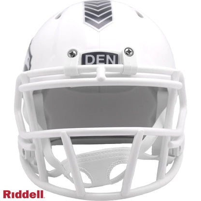 Riddell NFL Salute to Service camo helmet in white and gray with black accents