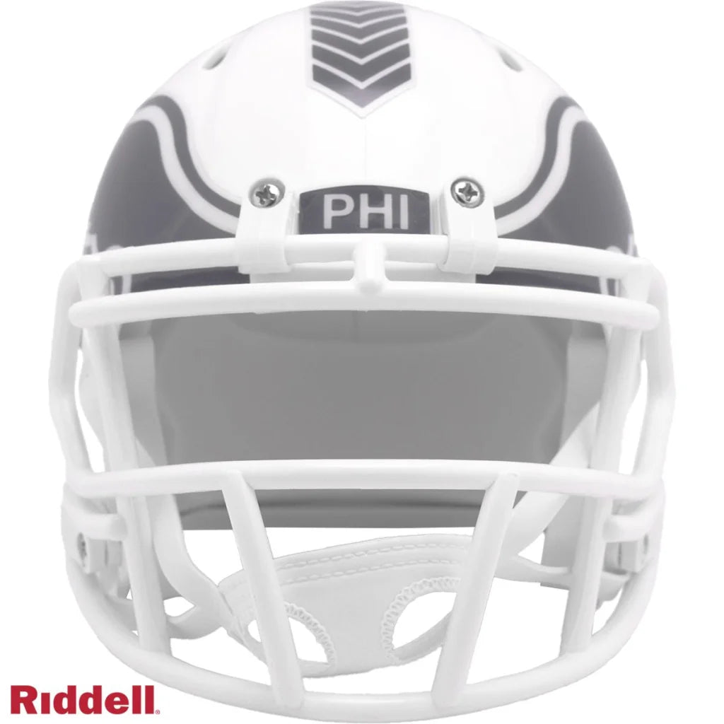Riddell NFL Salute to Service Eagles camo helmet with phi logo