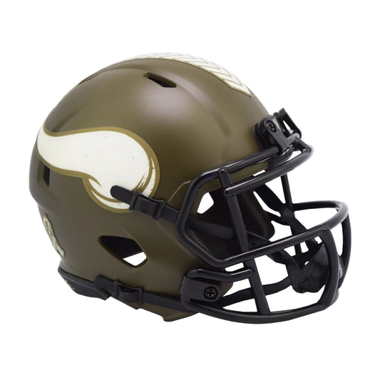 Riddell NFL Salute to Service Gold and White Helmet 2022 | Creative Sports | vintageantiquesgifts.com