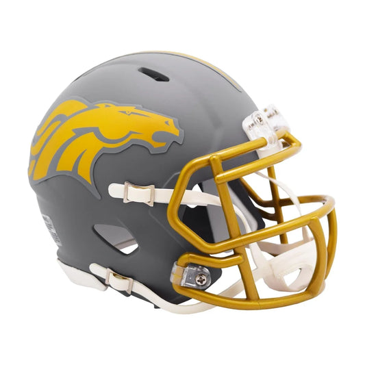 Riddell Slate Collection Tiger Football Helmet Matte Black Gold | Creative Sports | vintageantiquesgifts.com