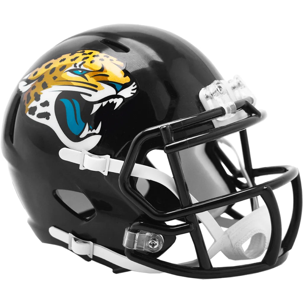 Riddell Speed Mini Jacksonville Jaguars helmet in black and blue