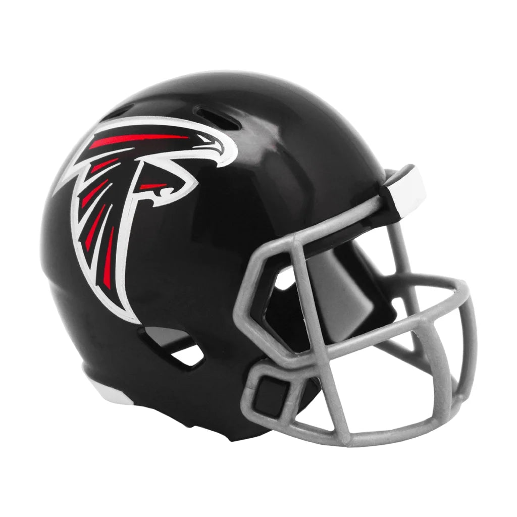 Riddell Speed Pocket Pro Atlanta Falcons mini helmet, black with silver face mask