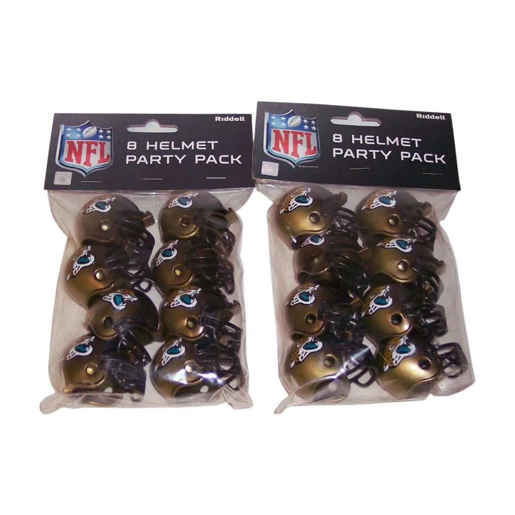 Riddell Speed Pocket Pro NFL helmet party pack with black and gold logos