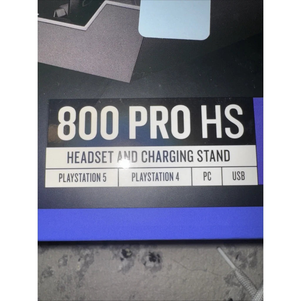 RIG 800 Pro HS wireless gaming headset black with PS5 charging stand