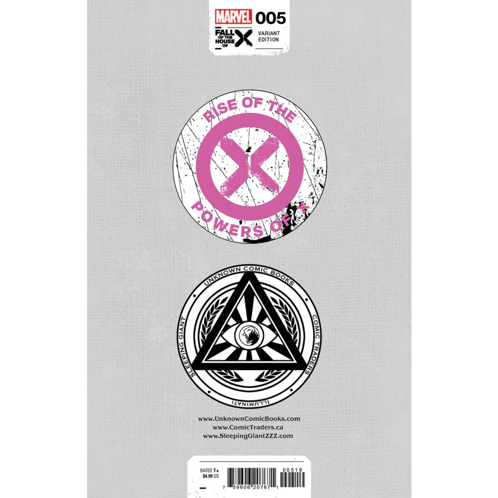 Comic book with variant cover from Rise Of The Powers Of X #5 by Unknown Comics Miguel Mercado exclusive