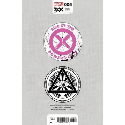 Comic book with variant cover from Rise Of The Powers Of X #5 by Unknown Comics Miguel Mercado exclusive