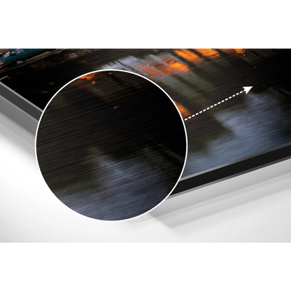 Stunning Brushed Aluminium Dibond Amsterdam Street Art Print | Modern Wall Art Decor | vintageantiquesgifts.com