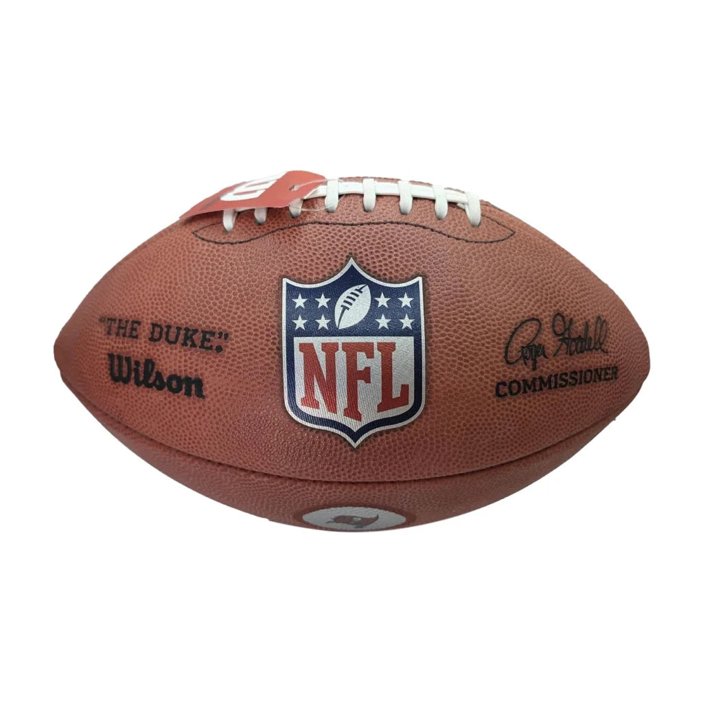 Rob Gronkowski signed Duke official Tampa Bay logo football