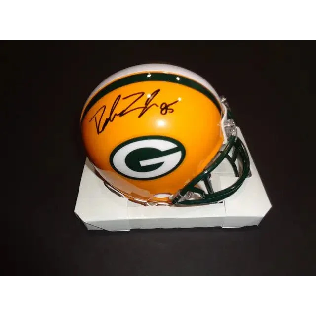 Robert Tonyan Green Bay Packers signed mini helmet with signature and JSA certification