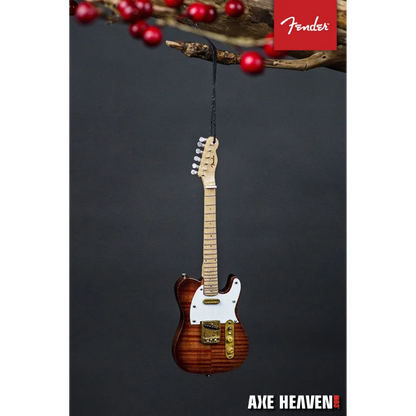 Axe Heaven sunburst Telecaster guitar holiday ornament