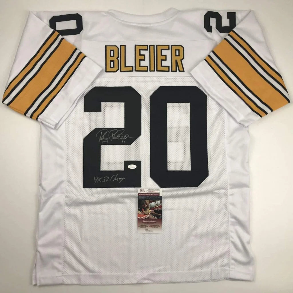 Signed Rocky Bleier Pittsburgh Steelers jersey number 20
