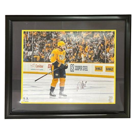 Roman Josi autographed Nashville Predators deluxe framed 16x20 photo