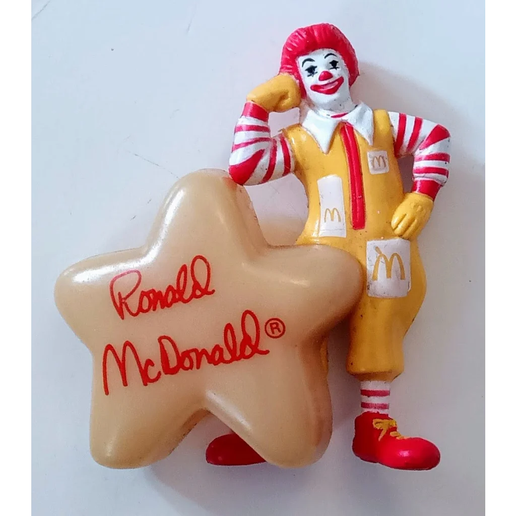 Ronald McDonald Happy Meal Toy Figurine with Star Base