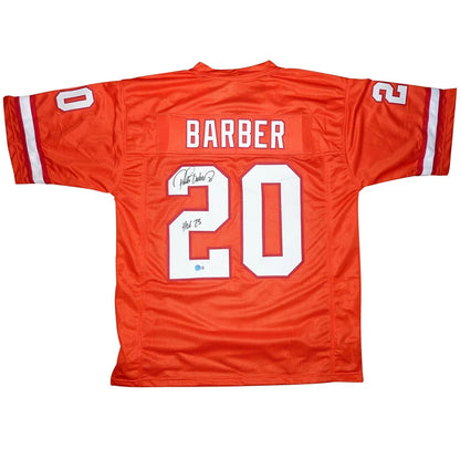 Ronde Barber autographed Tampa Bay HOF jersey #20 with Barber name