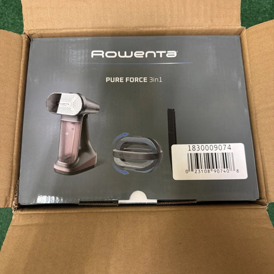 Rowenta Pure Force 3in1 handheld steam iron in rose gold and black