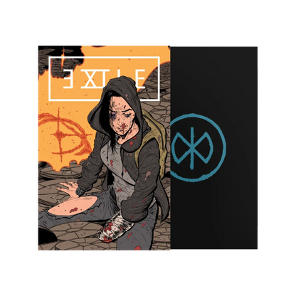 Ryan Clark Demon Hunter limited edition vinyl comic cover with blood-splattered hoodie and knife