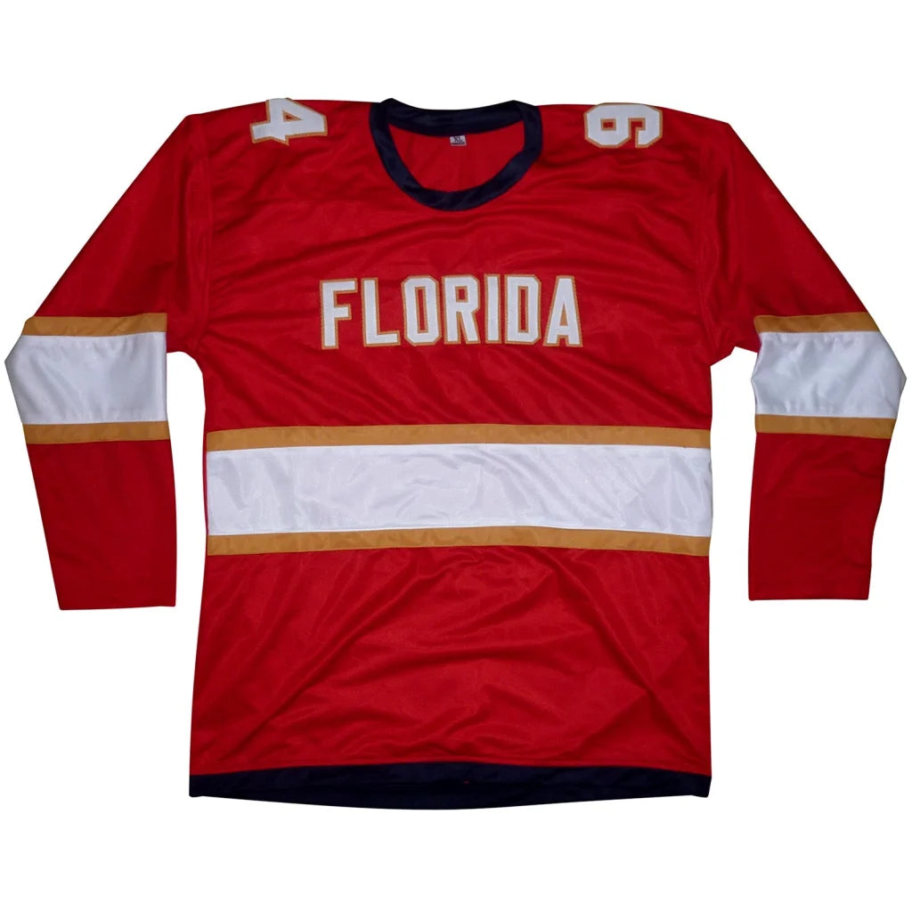 Ryan Lomberg autographed red Florida Panthers hockey jersey #94