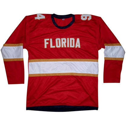 Ryan Lomberg autographed red Florida Panthers hockey jersey #94