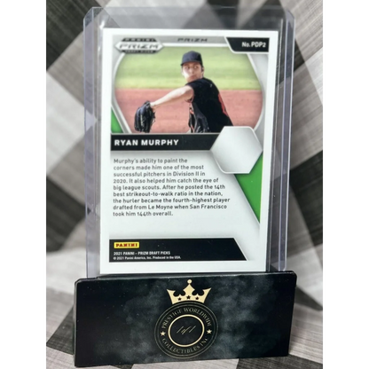 2021 Panini Prime Draft Picks Ryan Murphy card with green white accents from Prestige Worldwide collectibles
