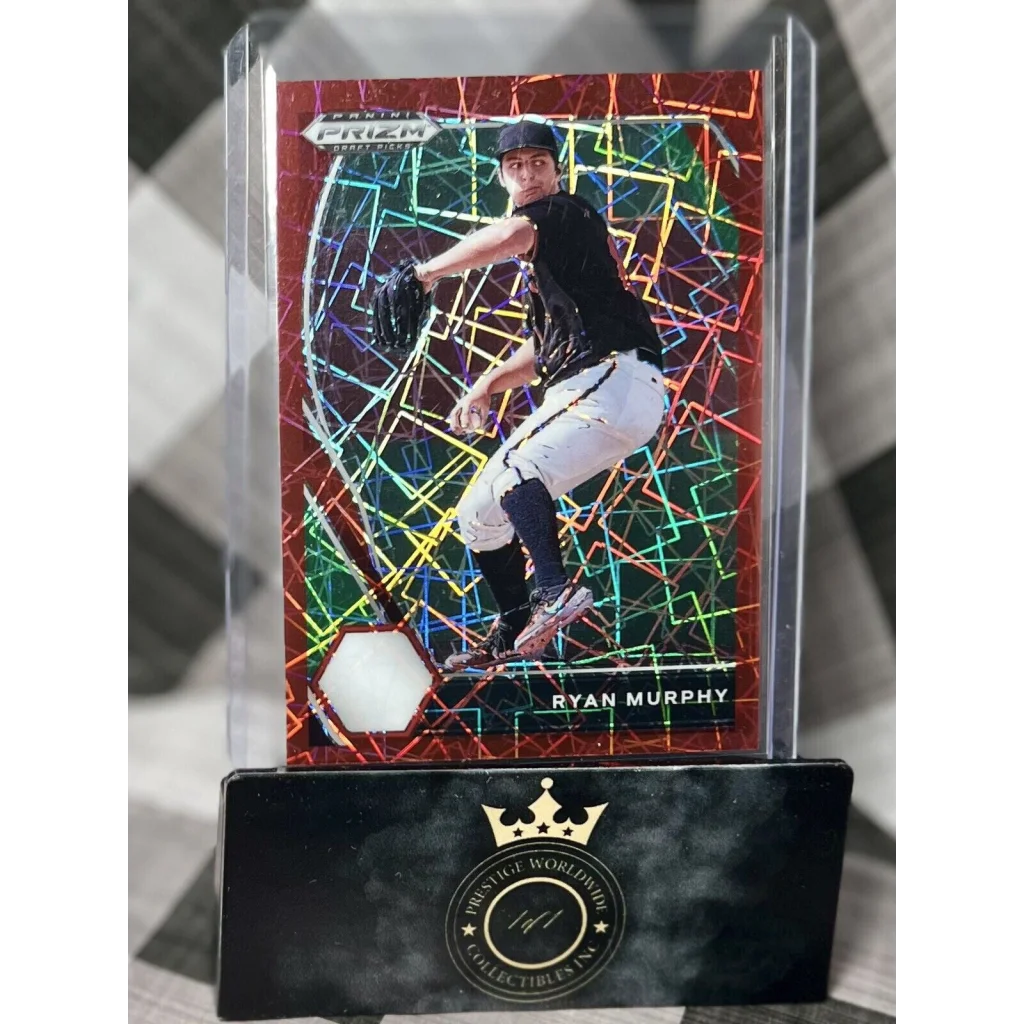 2019 Bowman Chrome Ryan Murphy card with holographic red green accents from Prestige Worldwide collectibles