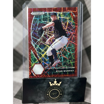 2019 Bowman Chrome Ryan Murphy card with holographic red green accents from Prestige Worldwide collectibles