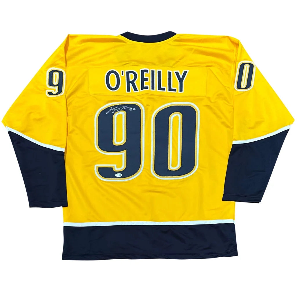 Ryan O’Reilly autographed Nashville custom hockey jersey #90