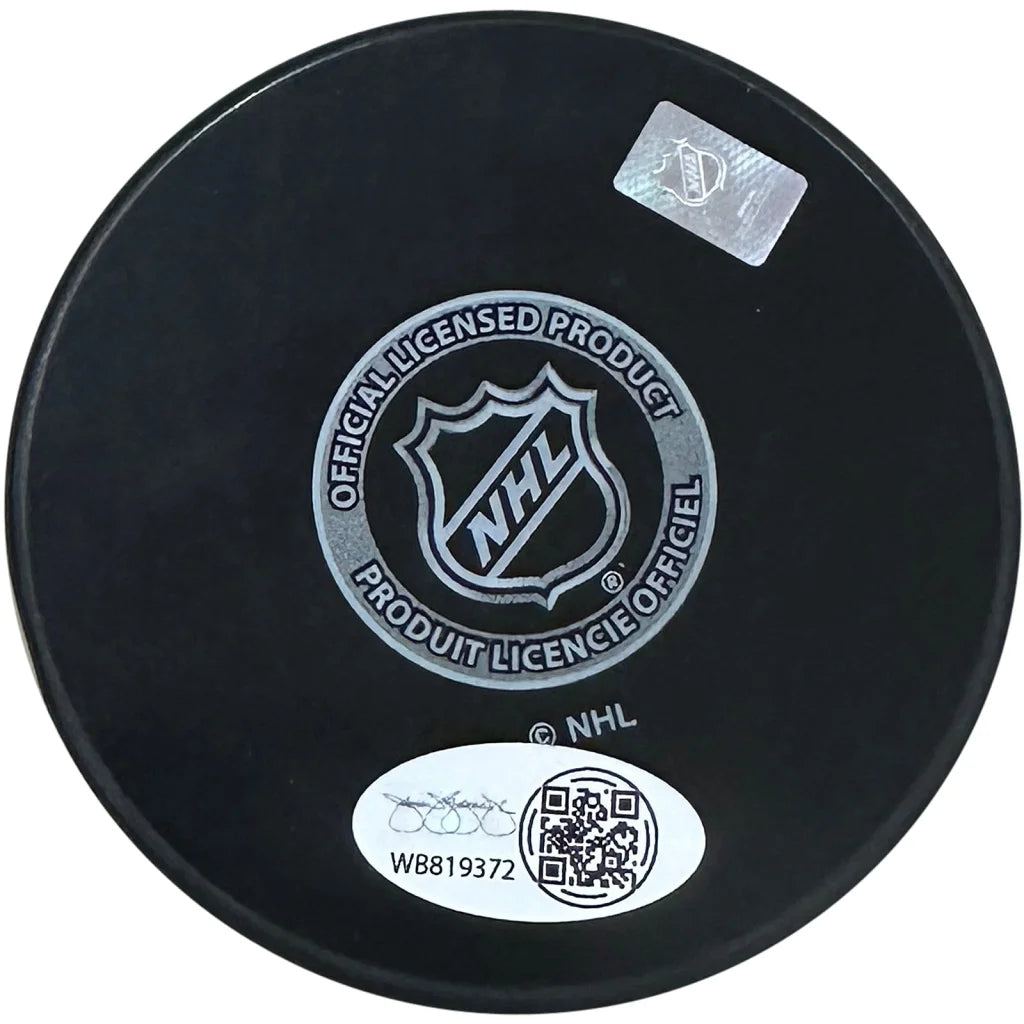 Ryan O’Reilly autographed Nashville Predators hockey puck with JSA