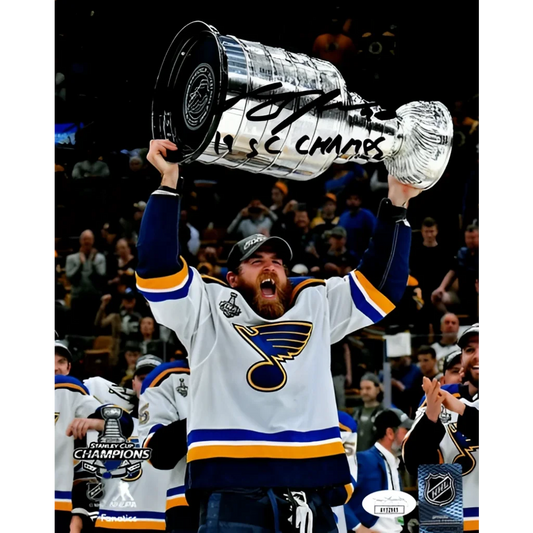 Ryan O’Reilly autographed St. Louis Blues 2019 Stanley Cup champs 8x10 photo