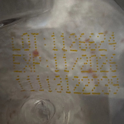 Ryse Loaded Cherry Ring Pop pre-workout translucent bag with yellow dot matrix text