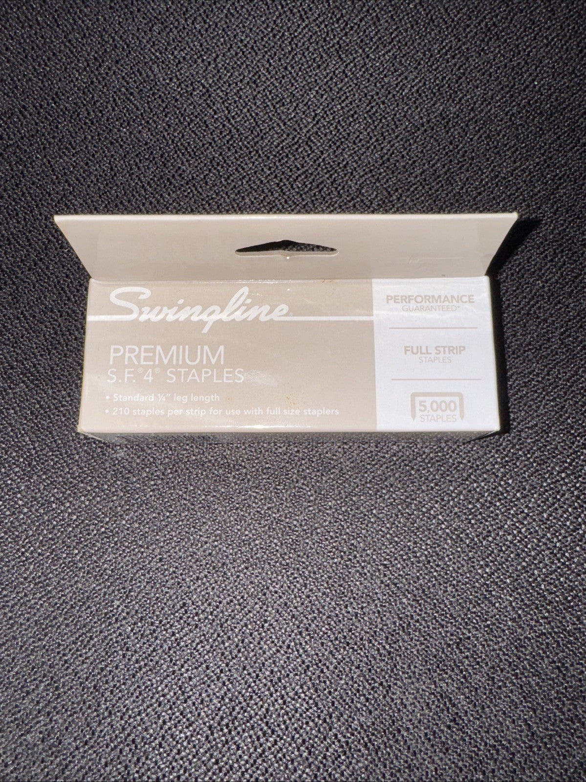 Swingline Premium S.F. 4 Staples, 5000 per Box, MPN 79386