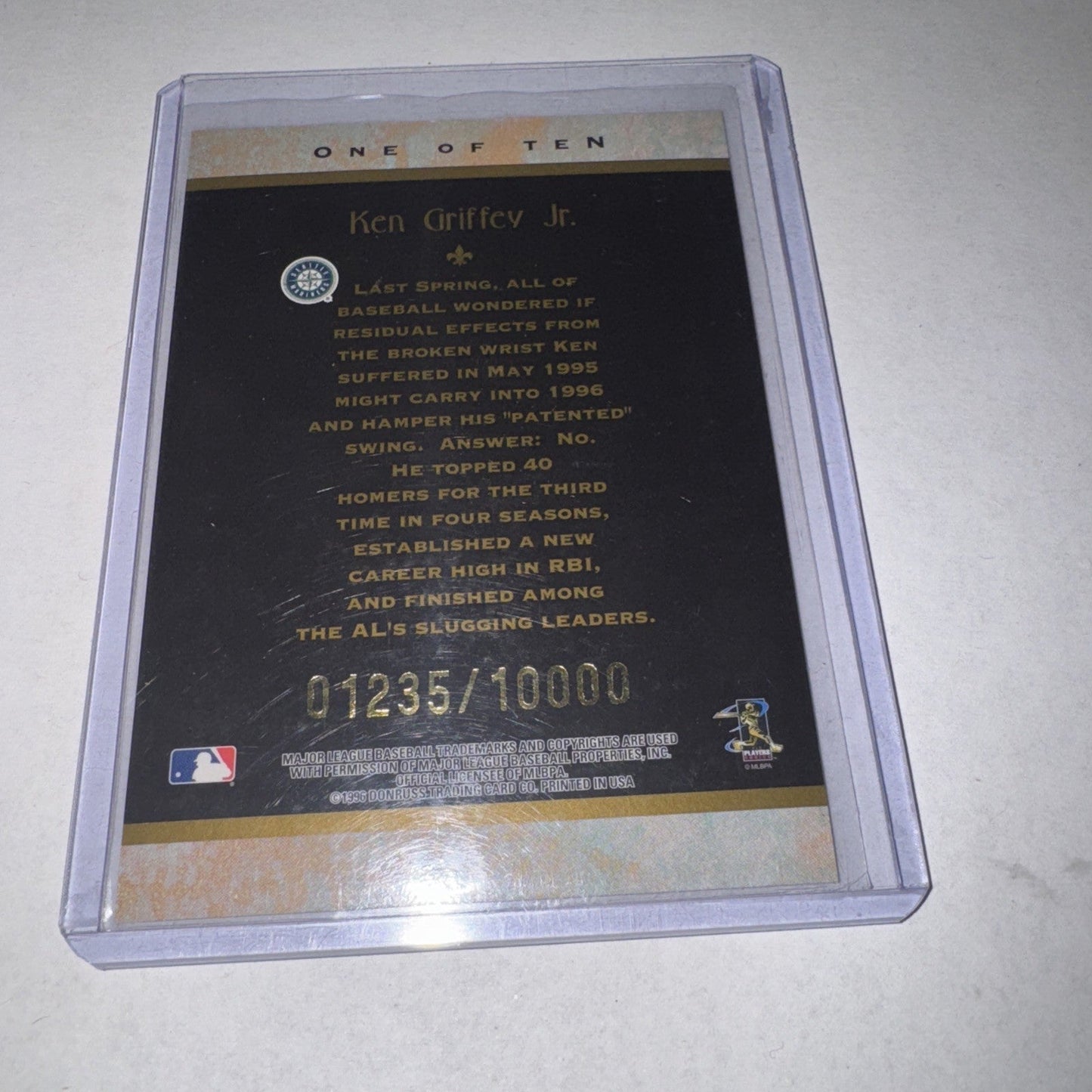 1997 Donruss Diamond Kings Ken Griffey Jr Baseball Card, Near Mint or Better
