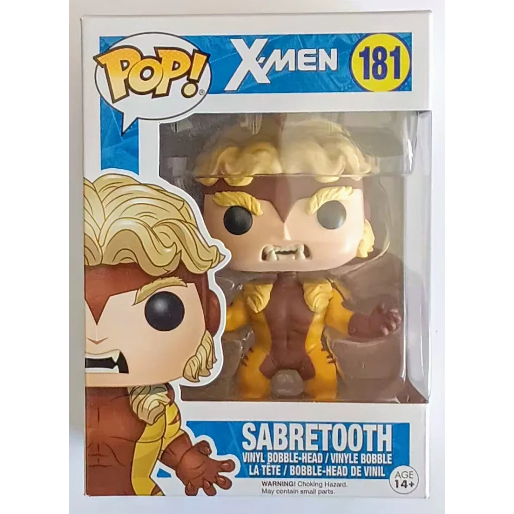 Sabretooth Marvel Funko Pop X-Men bobblehead figure