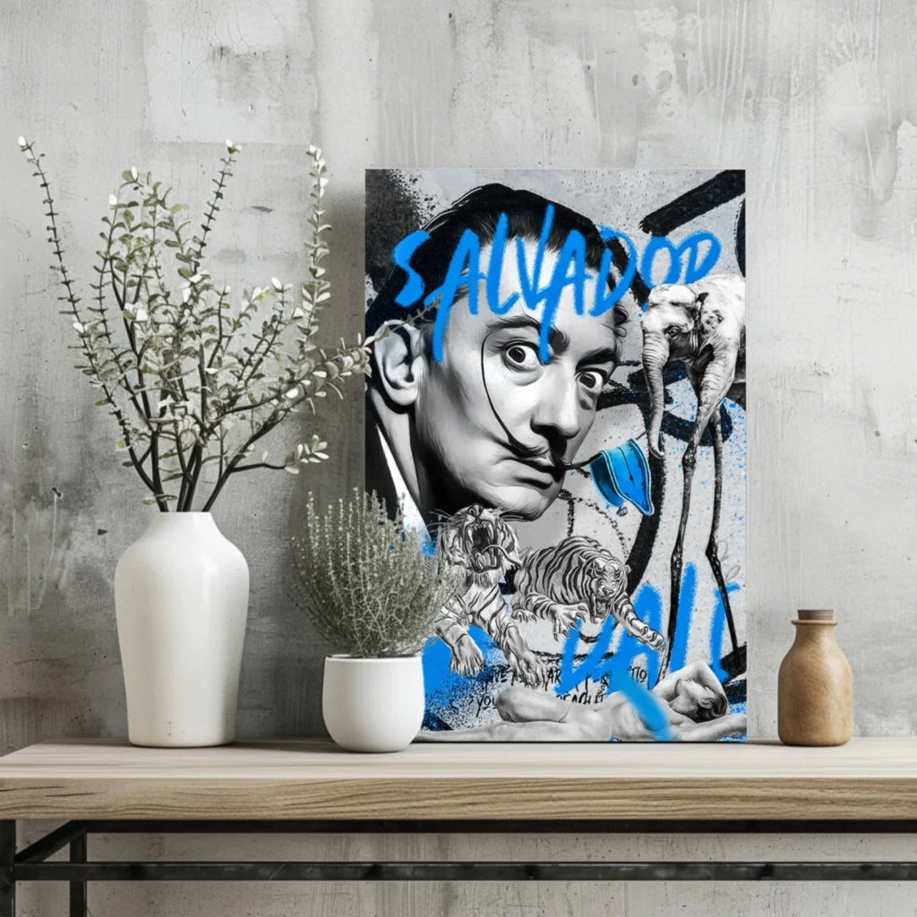 Salvador Dali Insigne Aluminum Prints Transform Your Walls | Glass Wall Art Print | vintageantiquesgifts.com