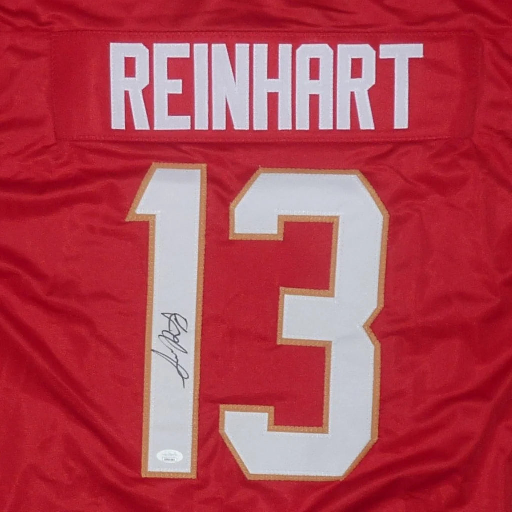 Sam Reinhart autographed red Florida hockey jersey #13