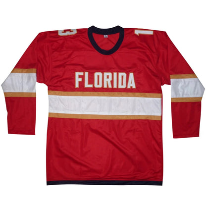 Sam Reinhart autographed red Florida Panthers #13 custom jersey