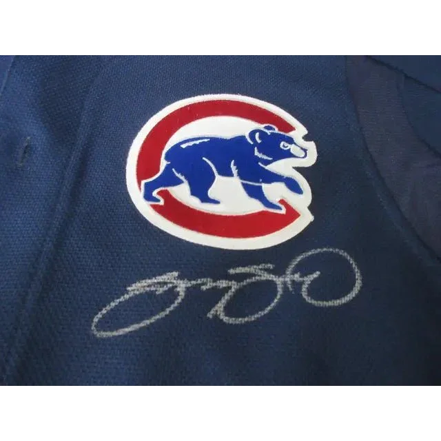 Blue Sammy Sosa signed Majestic Athletic jersey with autograph, authentic Chicago Cubs gear