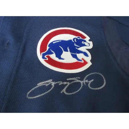 Blue Sammy Sosa signed Majestic Athletic jersey with autograph, authentic Chicago Cubs gear