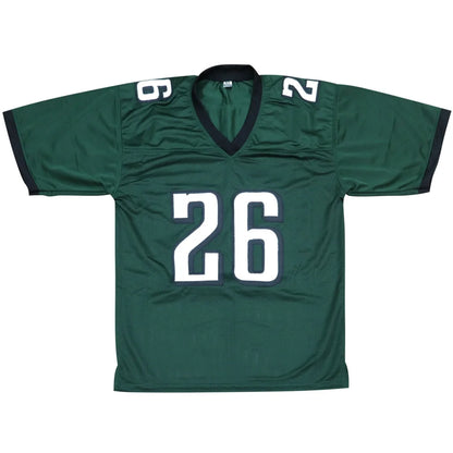 Saquon Barkley autographed Philadelphia green custom jersey #26