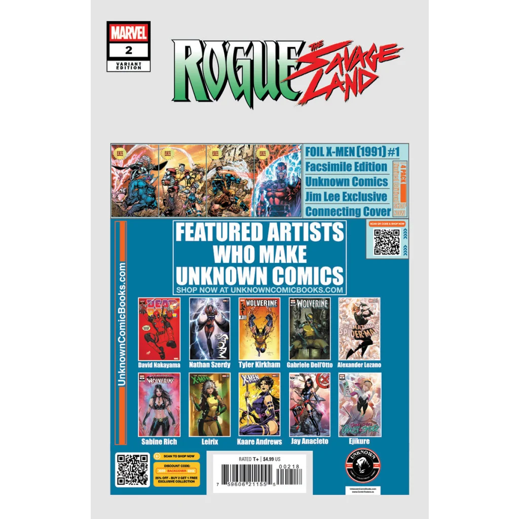 Savage Land #2 Sabine Rich Exclusive Variant Comic with Rogue One superhero art