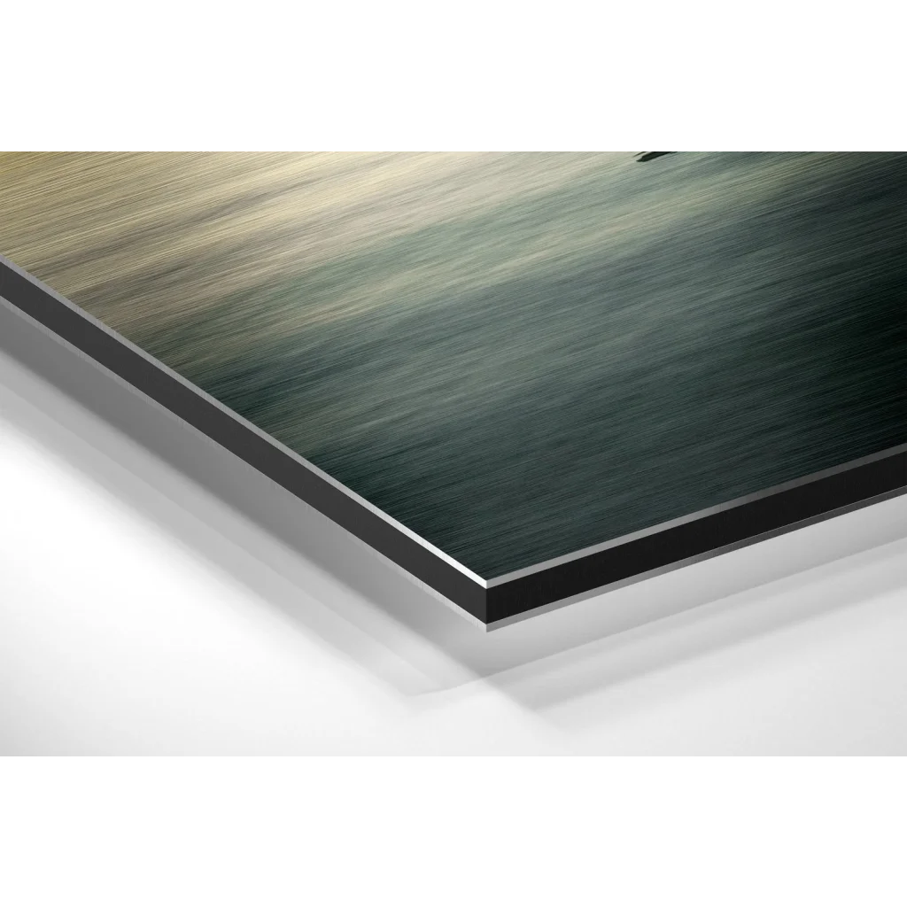Stunning Brushed Aluminium Dibond Abstract Landscape Print | Glass Wall Art Print | vintageantiquesgifts.com