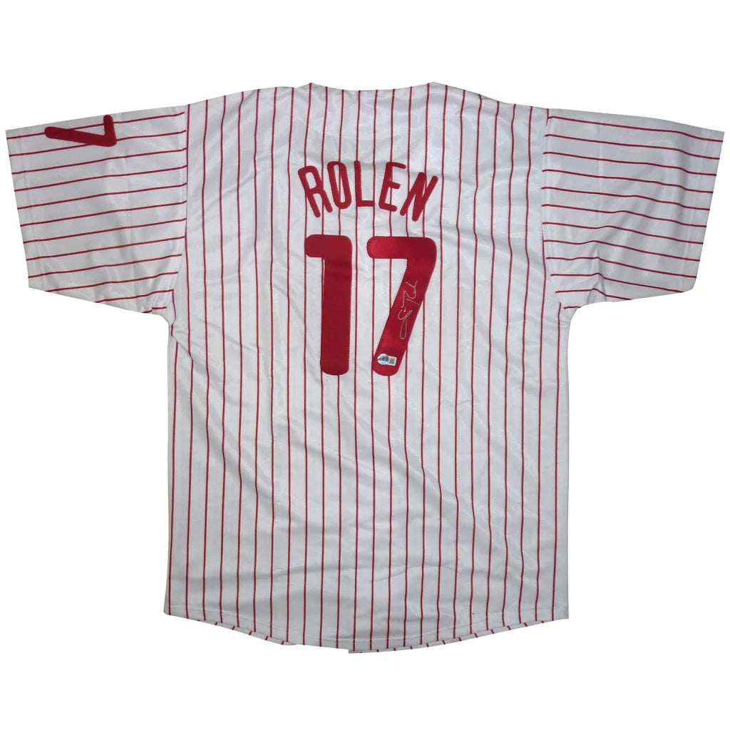 Scott Rolen autographed Philadelphia Phillies jersey with Rolen 17 on back