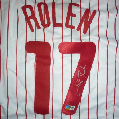 Scott Rolen autographed Philadelphia Phillies jersey with number 17