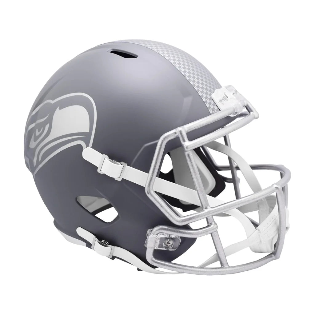 Seattle Seahawks Riddell SpeedFlex Slate helmet with matte black accents