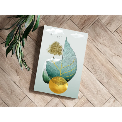 From Seed to Tree Aluminum Print | Modern Wall Art Decor | vintageantiquesgifts.com