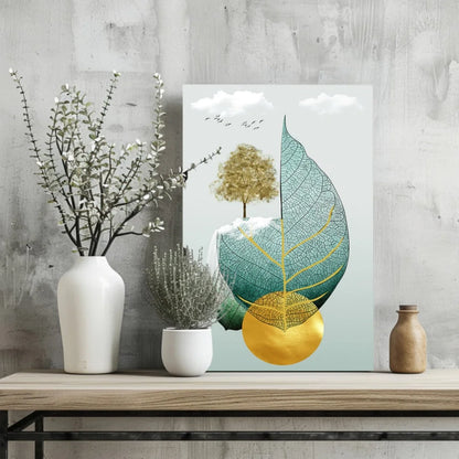 From Seed to Tree Aluminum Print | Glass Wall Art Print | vintageantiquesgifts.com